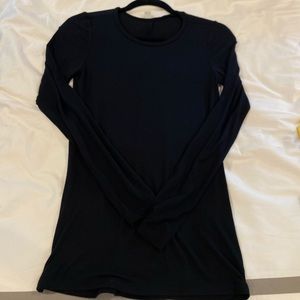 Halogen black long sleeve shirt